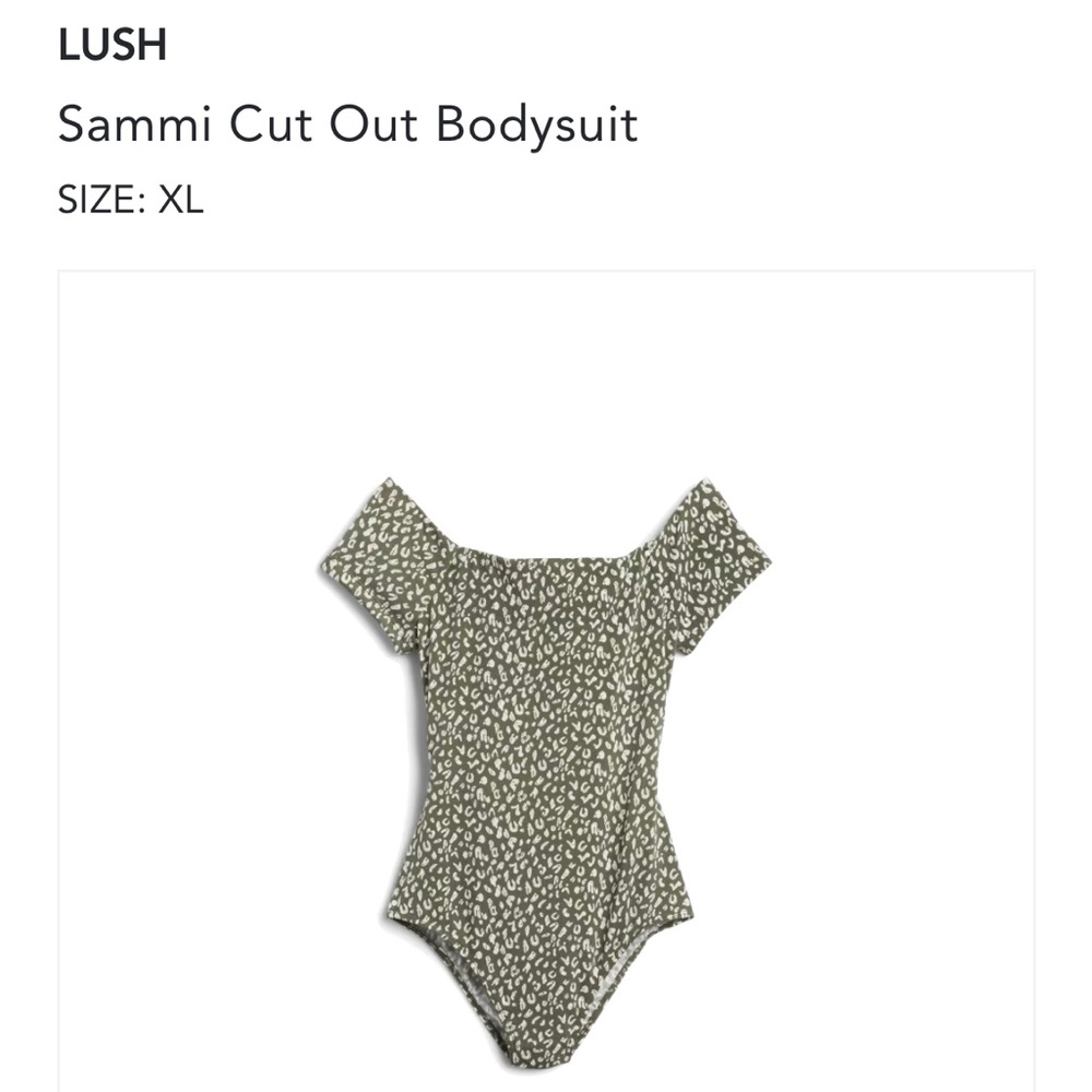 Lush Sammi Cut Bodysuit from stitch fix